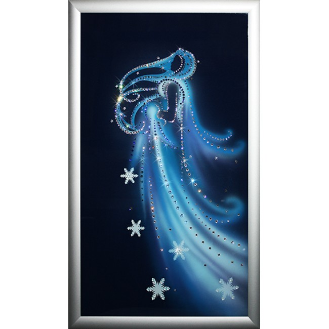 Картина с кристаллами Зимний вальс