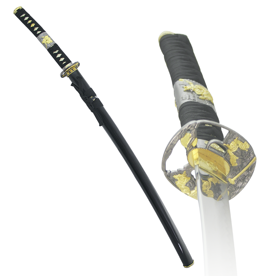 Катана самурайский меч черные ножны AG-196
