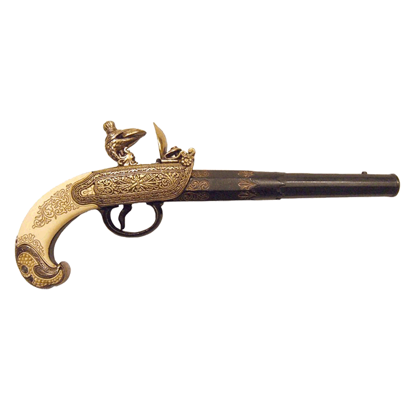 Пистоль тульских оружейников 18 века DE-1238