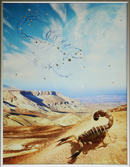 Картина с кристаллами Небесный скорпион Н-061