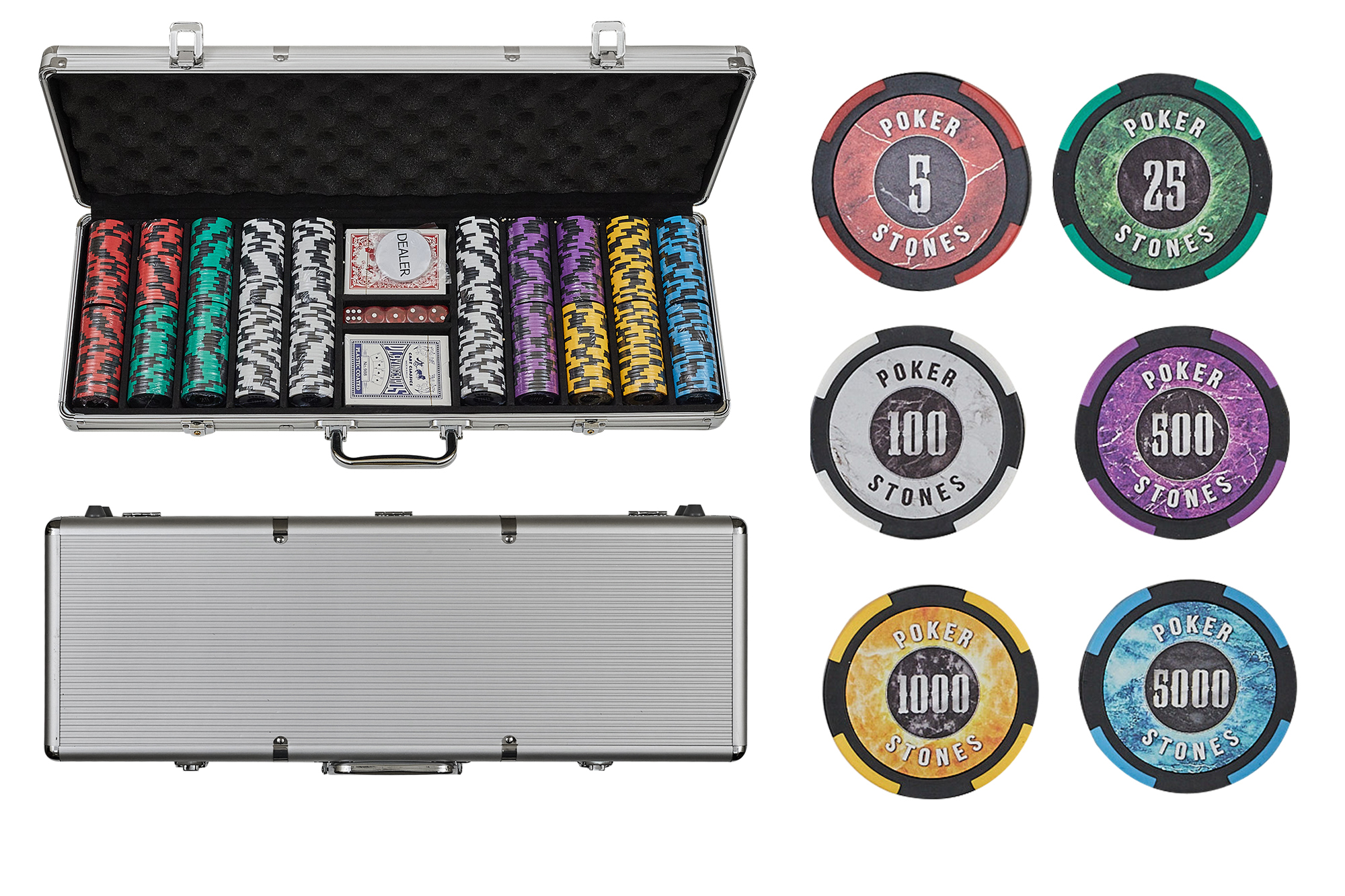 Набор для покера Stones на 500 фишек ston500