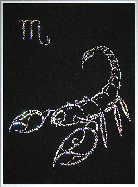 Картина с кристаллами Скорпион-14 ЗН-103