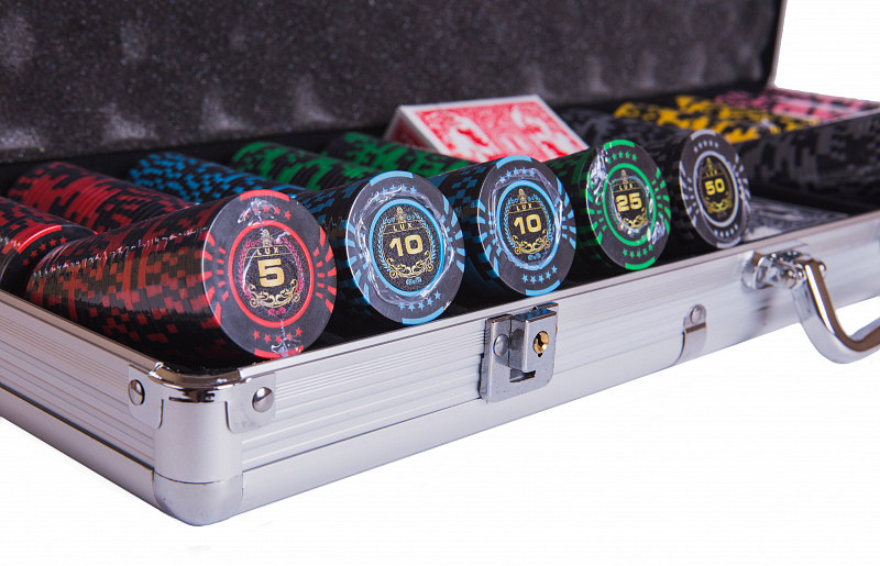 Набор для покера Lux на 500 фишек lux500-2 - 0