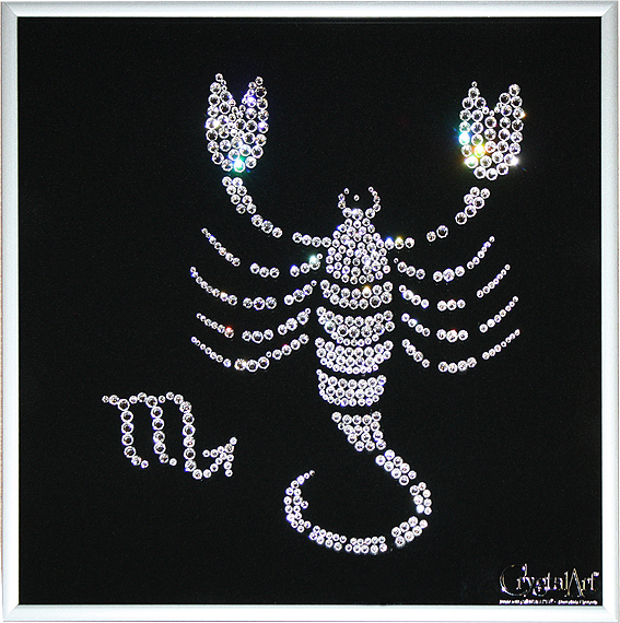 Картина с кристаллами Скорпион ЗН-034