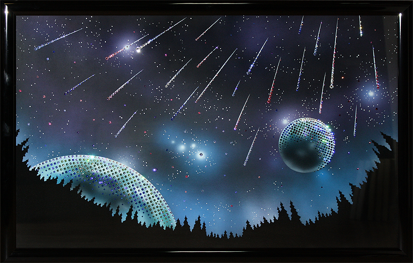 Картина с кристаллами Звездопад З-012